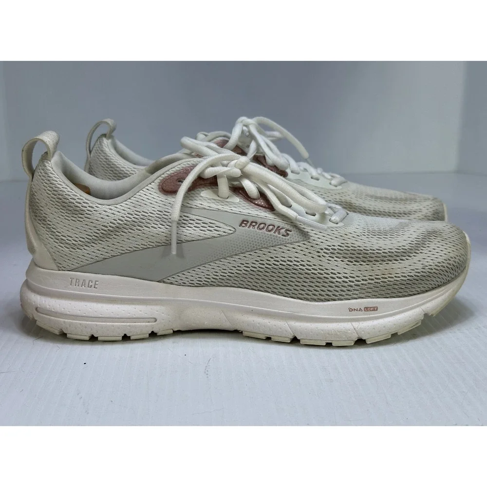 Brooks Trace 4 Womens Running Shoes White Copper 1204411B192 Size 9